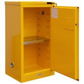 Durham Flammable Storage - 16 Gallon - Self Close - Yellow