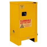 Durham Flammable Storage with Legs - 16 Gallon - Self Close - Yellow