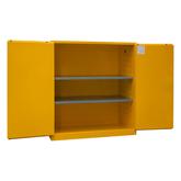 Durham Flammable Storage - 120 Gallon - Manual Close - Yellow