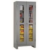 Lyon 1123V All-Welded Clearview Storage Cabinet 16 Bins 3 Shelves 36" x 82"