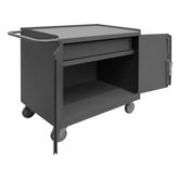Durham Mobile Bench Cabinet with 2 Doors 1 Drawer