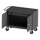 Durham Mobile Bench Cabinet with 1 Drawer and Mat Top