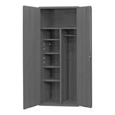 Durham Janitorial Cabinet with Wardrobe and Broom Storage