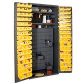 36 Inch Wide Small Parts Storage with 60 Jumbo Drawers Model No. 3501-DLP-60DR11-96-2S-95