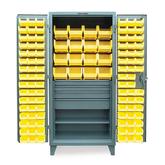 Bin Storage Cabinet with 4 Drawers