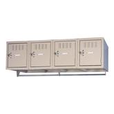 Tennsco 4 Person Wall Mounted Lockers
