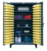 Equipto 4 Shelf Bin Cabinets