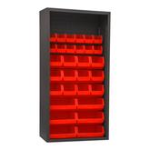 Durham 36 inch Wide Enclosed Shelving with 30 Bins
