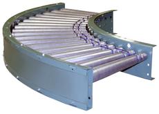 796PRAC Powered Roller Accumulator Curve Photo Eye Controlled