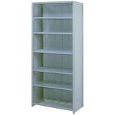 8000 Series Closed Wire Shelving Sections - 36"W x 24"D x 84"H - 7 Shelf Starter Unit