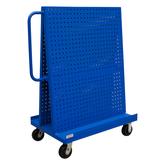 Durham Blue A-Frame Truck with Pegboard and Handle
