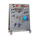 Mobile Pegboard A-Frame - 60 Inches Tall