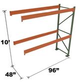 Stromberg Teardrop Storage Rack - Add-on Unit without Deck - 96 in x 48 in x 10 ft