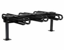 Vestil BR-M3D-BK Bicycle Rack