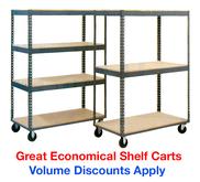 Stromberg Boltless Mobile Shelf Carts