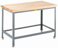 Little Giant Butcher Block Top Table Model No. WT-2448-LL