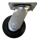 4 Inch Mold-On Rubber Iron Core Swivel Casters
