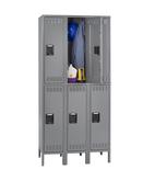 Double Tier Lockers With Legs - Unassembled