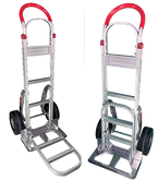 A-HS-1-10 Aluminum Folding Handtruck with Extendable Toeplate