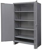 Durham Extra Heavy Duty Pegboard and Shelf Cabinet Model No. HDCP244878-4S95