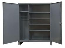 Durham Extra Heavy Duty Wardrobe Cabinet with Shelves Model No. HDWC243678-5S95