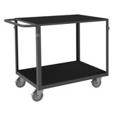 Durham Instrument Cart with 2 Shelves and Polyurethane Casters
