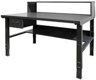 Industrial Workbench Plus Bottom Shelf / Riser / Drawer