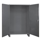 Durham Customizable Cabinet with Louvered Panel