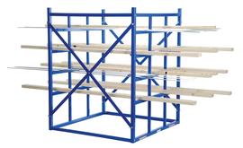 Vestil LBPH-77 Long Bar Pigeon Hole Rack