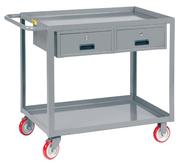 Little Giant LGL-2436-BK-2DR Welded Service Carts with Two Drawers