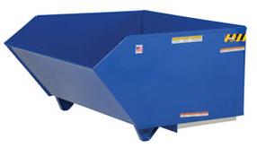 Medium Duty Low Profile 90 Degree Self-Dumping Steel Hoppers