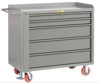 Mobile Tool Cabinet - 2 Shallow and 3 Deep Drawers