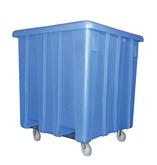 MHBC-3244-5C-CB Blue Bulk Containers with Casters