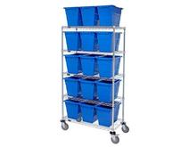 Quantum MWR5-1711-12 Mobile Wire Shelving System