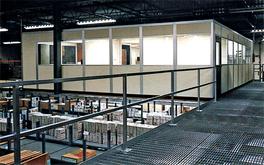 Mezzanine with Upstairs Offices