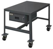 Durham Mobile Medium Duty Machine Tables with Drawer and Top Shelf Only Model No. MTDM243630-2K195