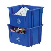 Lewis NPL-252 Stack-N-Nest Recycling Containers A