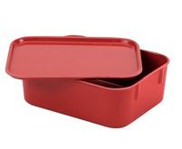 Red Nesting Containers