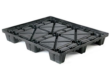 Plastic Pallet Designed For Case-Ready Meat Containers