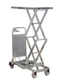 Vestil Partially Stainless Steel Hydraulic Elevating Cart Model No. CART-200-D-PSS