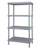 Millenia 4-Tier Vented Shelving Unit 24" Wide x 50" High
