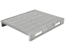 Vestil Heavy Duty Solid Deck Steel Pallet A