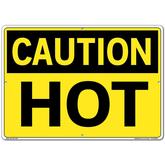 Vestil Sign - Caution Hot