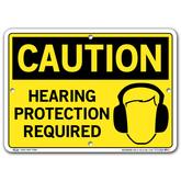 Vestil Caution Hearing Protection Required