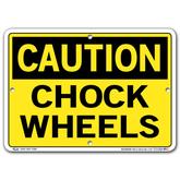 Vestil Caution Chock Wheels