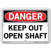 Vestil Danger Keep Out Open Shaft