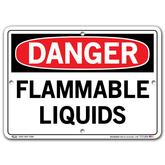 Vestil Danger Flammable Liquids
