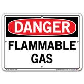 Vestil Danger Flammable Gas