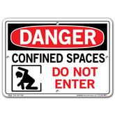 Vestil Danger Confined Space Do Not Enter