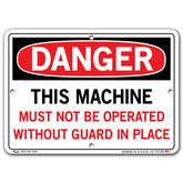 Vestil Danger This Machine Must Not Be Operated Without Guard In Place